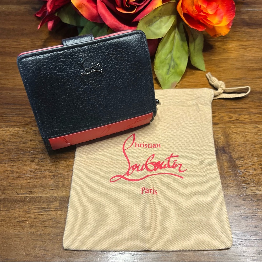 Authentic Christian Louboutin Paloma Compact Wallet